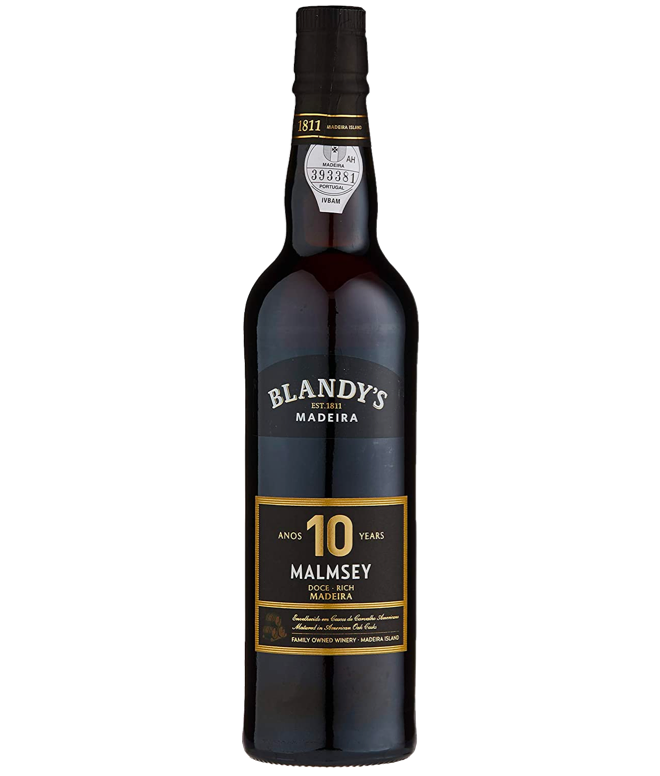 Blandy's 10 Year Old Malmsey Madeira (6x50cl)